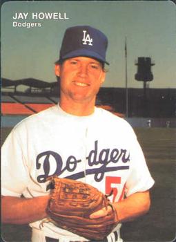 1991 Mother's Cookies Los Angeles Dodgers #15 Jay Howell Front