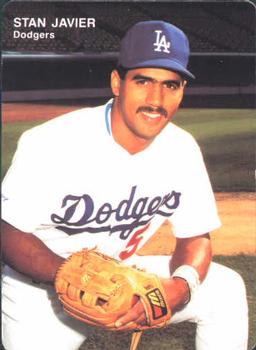 1991 Mother's Cookies Los Angeles Dodgers #27 Stan Javier Front