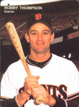 1991 Mother's Cookies San Francisco Giants #10 Robby Thompson Front