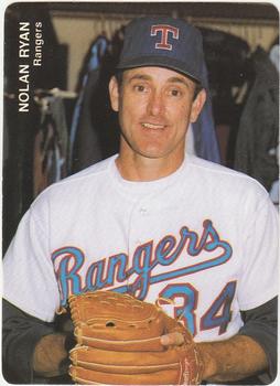 1991 Mother's Cookies Texas Rangers #2 Nolan Ryan Front
