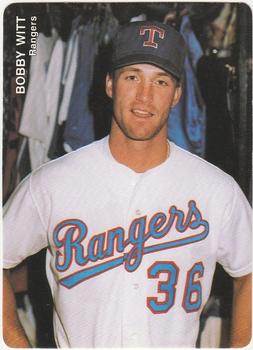 1991 Mother's Cookies Texas Rangers #6 Bobby Witt Front