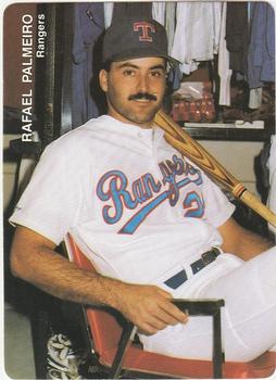 1991 Mother's Cookies Texas Rangers #9 Rafael Palmeiro Front
