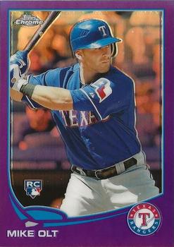 2013 Topps Chrome - Purple Refractors #55 Mike Olt Front