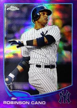 2013 Topps Chrome - Purple Refractors #75 Robinson Cano Front