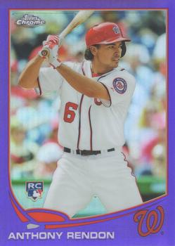 2013 Topps Chrome - Purple Refractors #128 Anthony Rendon Front