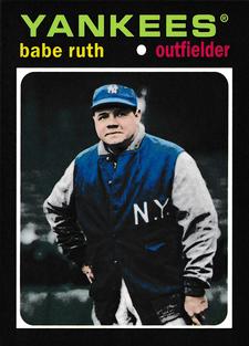 2013 Topps Update - 1971 Topps Minis #TM-2 Babe Ruth Front