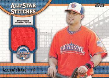 2013 Topps Update - All-Star Stitches #ASR-AC Allen Craig Front