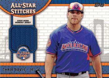 2013 Topps Update - All-Star Stitches #ASR-CD Chris Davis Front