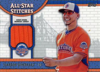 2013 Topps Update - All-Star Stitches #ASR-CG Carlos Gonzalez Front