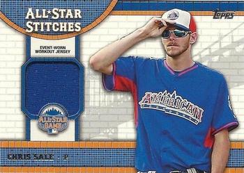 2013 Topps Update - All-Star Stitches #ASR-CS Chris Sale Front