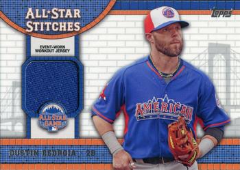 2013 Topps Update - All-Star Stitches #ASR-DP Dustin Pedroia Front