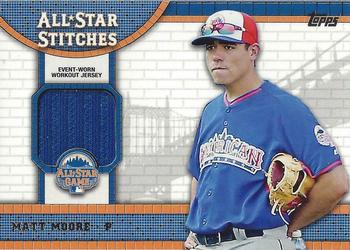 2013 Topps Update - All-Star Stitches #ASR-MMO Matt Moore Front