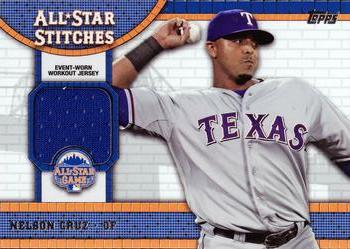 2013 Topps Update - All-Star Stitches #ASR-NC Nelson Cruz Front