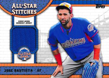 2013 Topps Update - All-Star Stitches #ASR-JB Jose Bautista Front