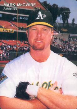 1992 Mother's Cookies Oakland Athletics #2 Mark McGwire Front