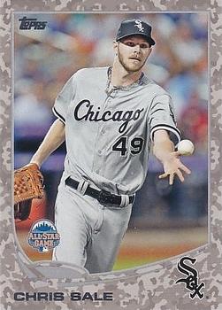 2013 Topps Update - Camo #US5 Chris Sale Front