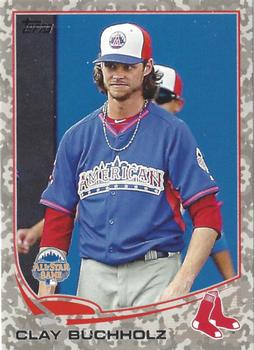 2013 Topps Update - Camo #US63 Clay Buchholz Front
