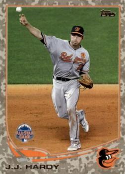 2013 Topps Update - Camo #US125 J.J. Hardy Front