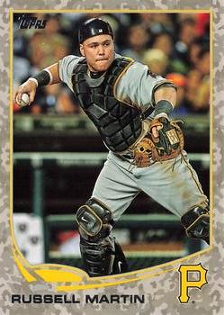 2013 Topps Update - Camo #US203 Russell Martin Front