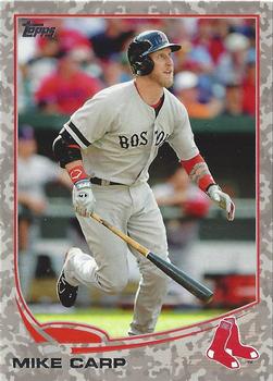 2013 Topps Update - Camo #US307 Mike Carp Front