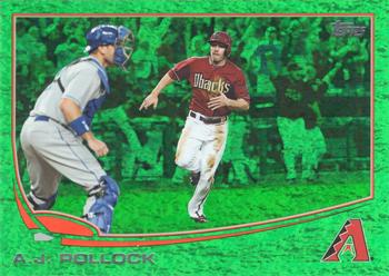 2013 Topps Update - Emerald #US34 A.J. Pollock Front