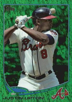 2013 Topps Update - Emerald #US140 Justin Upton Front