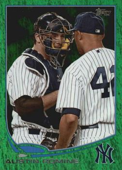 2013 Topps Update - Emerald #US263 Austin Romine Front
