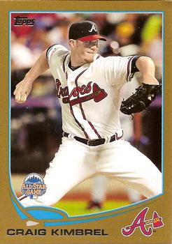 2013 Topps Update - Gold #US53 Craig Kimbrel Front