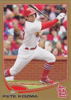2013 Topps Update - Gold #US55 Pete Kozma Front