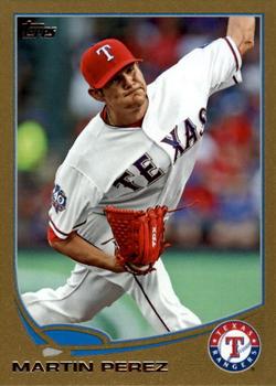 2013 Topps Update - Gold #US69 Martin Perez Front