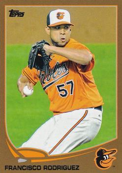 2013 Topps Update - Gold #US78 Francisco Rodriguez Front