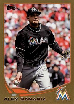 2013 Topps Update - Gold #US83 Alex Sanabia Front