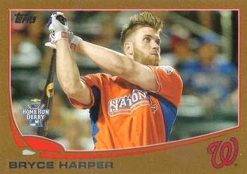 2013 Topps Update - Gold #US100 Bryce Harper Front