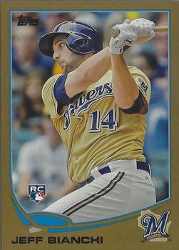 2013 Topps Update - Gold #US183 Jeff Bianchi Front