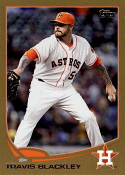 2013 Topps Update - Gold #US215 Travis Blackley Front