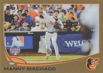 2013 Topps Update - Gold #US216 Manny Machado Front