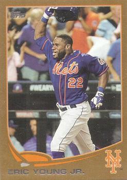 2013 Topps Update - Gold #US238 Eric Young Jr. Front