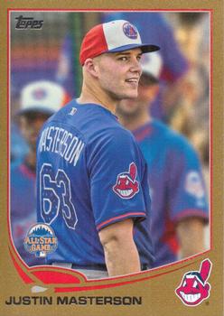 2013 Topps Update - Gold #US239 Justin Masterson Front