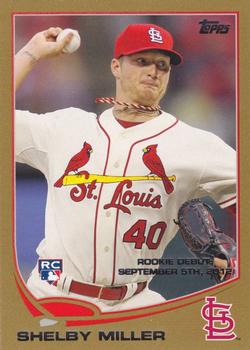 2013 Topps Update - Gold #US253 Shelby Miller Front
