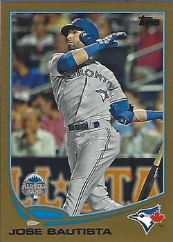 2013 Topps Update - Gold #US258 Jose Bautista Front