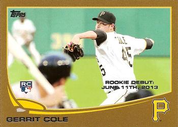 2013 Topps Update - Gold #US265 Gerrit Cole Front
