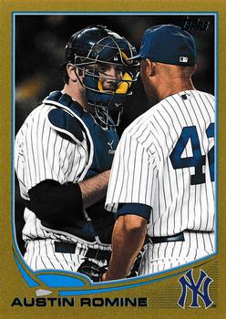 2013 Topps Update - Gold #US263 Austin Romine Front