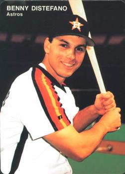 1992 Mother's Cookies Houston Astros #14 Benny Distefano Front