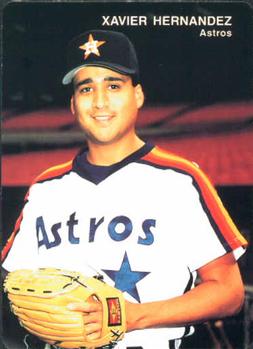 1992 Mother's Cookies Houston Astros #26 Xavier Hernandez Front