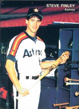 1992 Mother's Cookies Houston Astros #2 Steve Finley Front