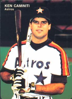 1992 Mother's Cookies Houston Astros #6 Ken Caminiti Front