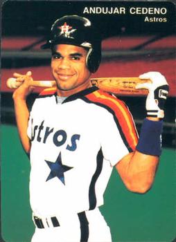 1992 Mother's Cookies Houston Astros #9 Andujar Cedeno Front
