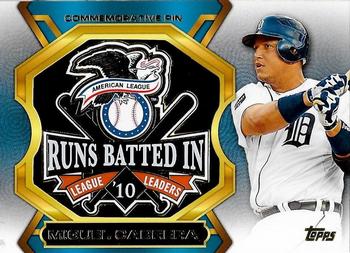 2013 Topps Update - League Leaders Pins #LLP-MC Miguel Cabrera Front