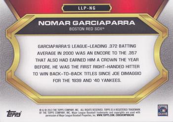 2013 Topps Update - League Leaders Pins #LLP-NG Nomar Garciaparra Back