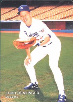 1992 Mother's Cookies Los Angeles Dodgers #11 Todd Benzinger Front